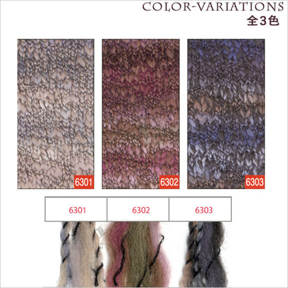 Automne et hiverpelote de laine "Ski Sluck 6301 Couleur] Skiyarn Ski Yarn