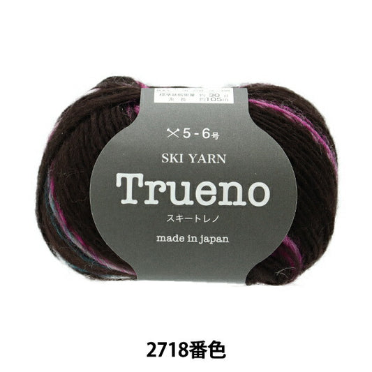 秋冬毛糸 『SKI TRUENO(スキー トレノ) 2718番色』 SKIYARN スキーヤーン