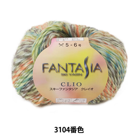 秋冬毛糸 『FANTASIA CLIO (ファンタジア クレイオ) 3104番色』 SKIYARN スキーヤーン