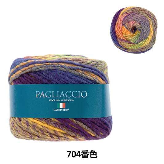 Осень / зимняя шерсть "Paaco 704 Color" Skiyarn Ski пряжа