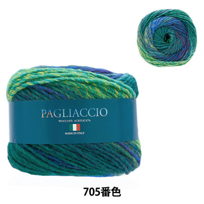 خيوط الخريف/الشتاء "Paiaccio Color 705" SKIYARN خيوط التزلج