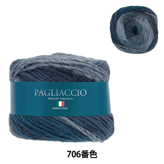 Осень / зимняя шерсть "Paaco 706th Color" Skiyarn Ski пряжа