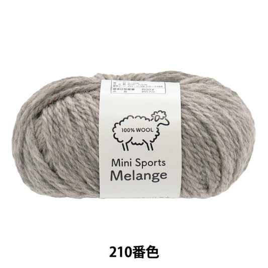 Autunno/invernoFilato "Mini Sports Melange, Minata, Color 210"