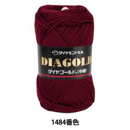 Herbst und WinterGarn "Dia Gold (Diamond Gold) mittel -dünn 1484 Farbe] DIAMOND KNITTING YARN