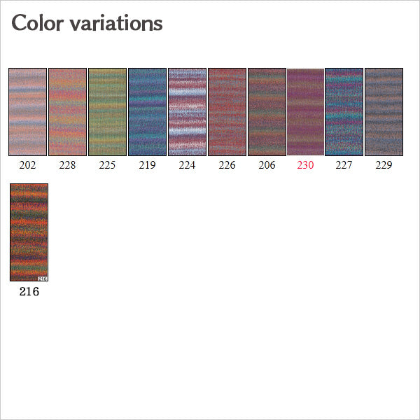 الخريف/الشتاءخيوط الغزل "ضياء تسمانيا مالتي (ضياء تسمانيا متعدد) لون 206'' DIAMOND KNITTING YARN