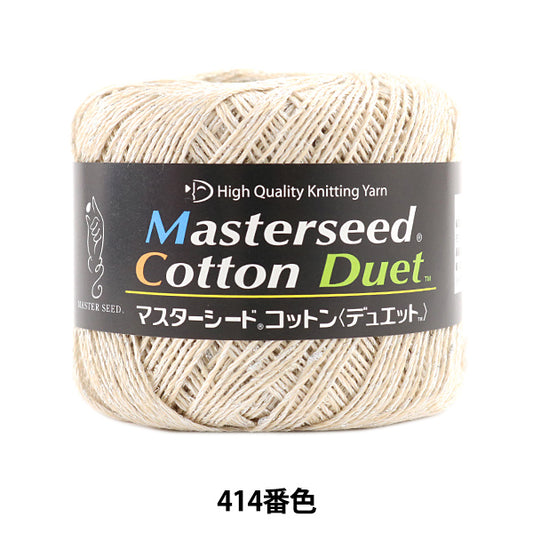 봄 / 여름털실 "Masterseed Cotton Duet (마스터 씨앗)코튼 듀엣) 414 Color Motita] DIAMOND KNITTING YARN