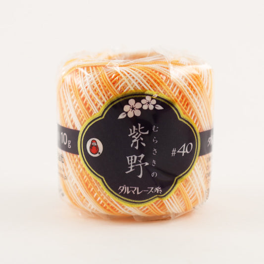 レース糸 『紫野 #40 10g かすり 53番色』 DARUMA ダルマ 横田