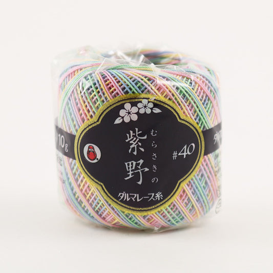 Crochet Thread "Shino #40 10g Kasuri 62th color" DARUMA DARUMA Yokota