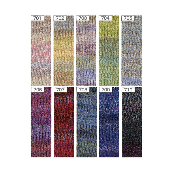 봄 / 여름털실 "보석 (보석) 708 컬러] Nikkevictor nikkevictor