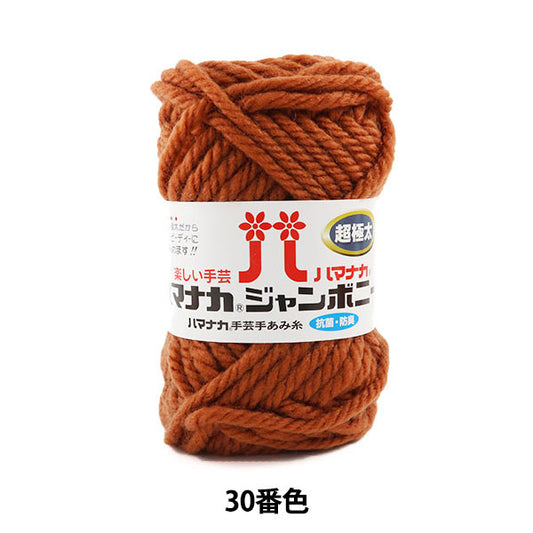 Yarn "Hamanaka Jumbony Super Fight Thick 30 Color" Hamanaka