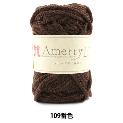 가을과 겨울털실 "Amerry L (Ameryel) (매우 두꺼운) 109 색상 " Hamanaka