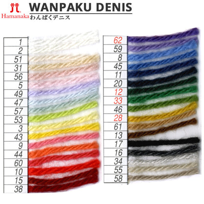 pelote de laine "Wanpaku Dennis 33rd Color" Hamanaka