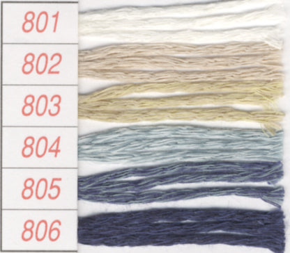 Spring / summerYarn"FLAX LILY (Flux Ryily) 802 color" Hamanaka