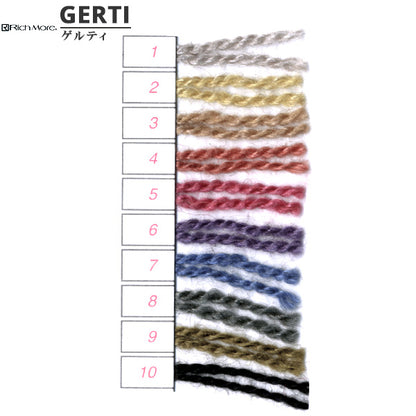 가을과 겨울털실 "Gerti (Gerti) 8 번째 컬러] Richmore Rich