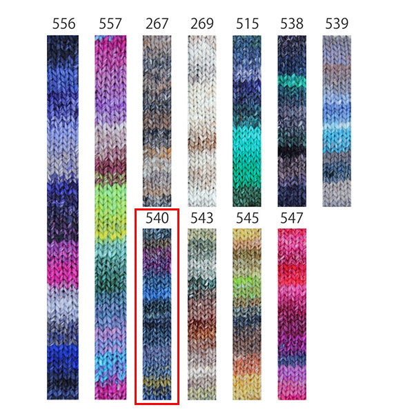 Fall/WinterYarn "Silk Garden Color 540" NORO Hidesaku