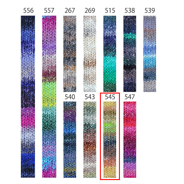 Otoño/InviernoHilos "Silk Garden Color 545" Noro Noro Eisaku