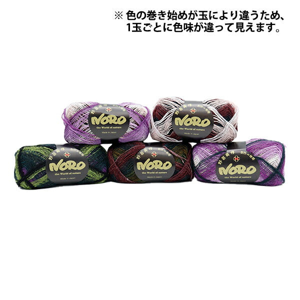 Fall and winterYarn "crayonSock Yarn S462 color] NORO Hideyaku Noro