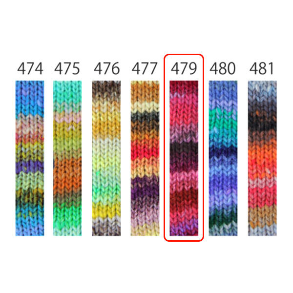 Herbst/WinterGarn „Kureyon Nr. 479 Farbe“ NORO Eisaku Noro