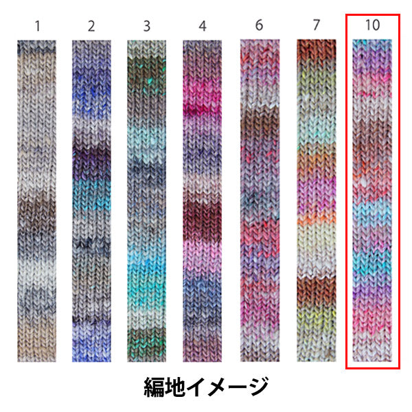 가을/겨울털실 "겨울의 상승, 컬러 10"Noro Noro Hidesaku