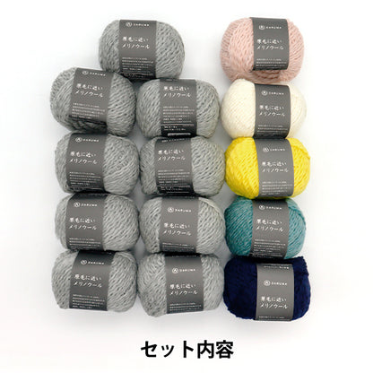 編み物キット 『ヨーク模様のセーター 22W-0605』 DARUMA ダルマ 横田