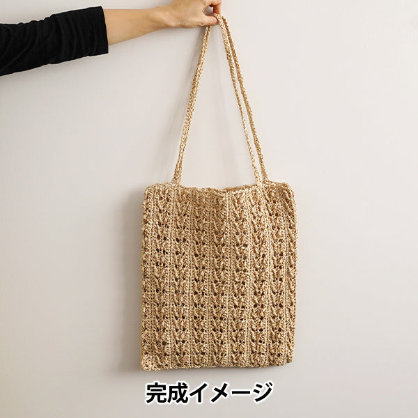 編み物キット 『VモチーフストライプバッグB 25S-0903』 DARUMA ダルマ
