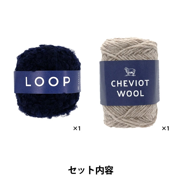 뜨개질 키트 "Fall & Winter Knit kit 보아 장갑 24W-2001" DARUMA DARUMA 요코타