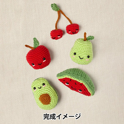 Kit de tejido "Kit de tejido de algodón feliz frutas Fruites CR125K" DMC DMC