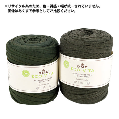 Hilo de tela "ECO VITA T-shirt thread green 390GREEN" DMC DMC