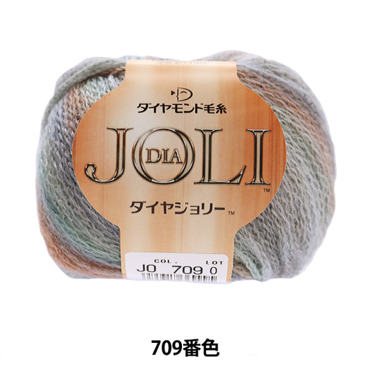 Fall and winterYarn "DIA JOLI (Diamond Jolly) 709 color] Diamondo Diamond