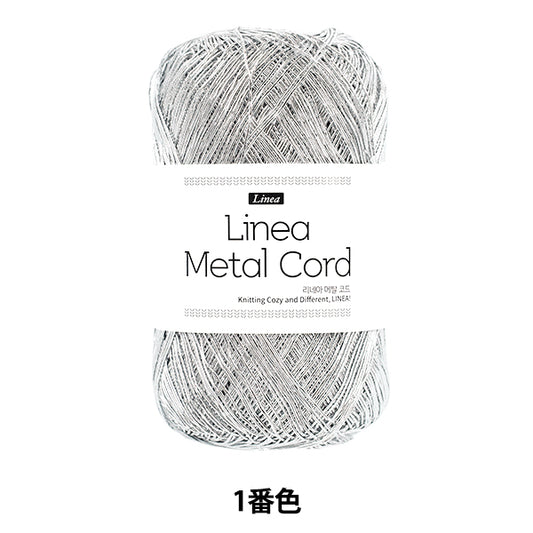 Hilo para manualidades "Color de cordón de metal de Linea 1" Hamanaka