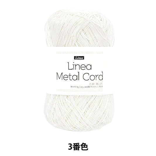 Hilo para manualidades "Color de cordón de metal de Linea 3" Hamanaka