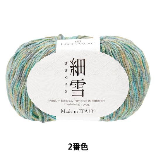 Spring/SummerYarn "Hosoyuki, color 2" Rich More