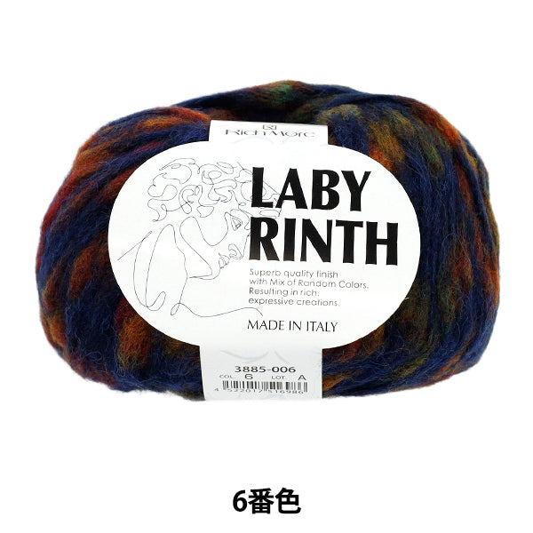 Otoño/InviernoHilos "Labyrinth No. 6" rico más