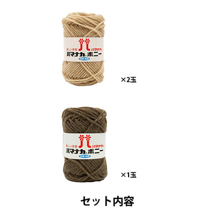 뜨개질 키트 "고양이 가방 Tahi-24AW-1" Hamanaka