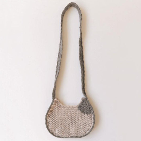 編み物キット 『ねこポシェット H320-003-071』 Hamanaka ハマナカ