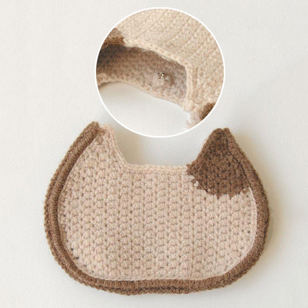 Knitting kit "Cat pouch H320-003-072" Hamanaka