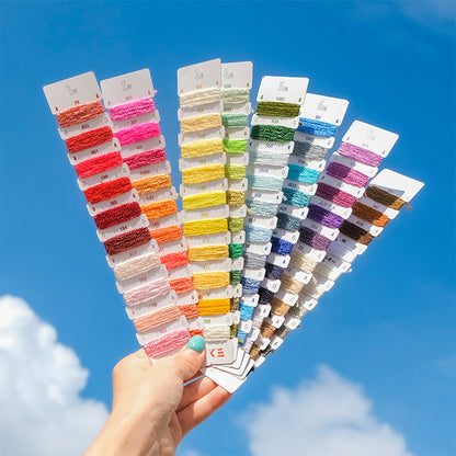 لوازم الخصل "خيوط أكريليك MB210 عينة ألوان BW001" سجادة KEKE Miyoshi