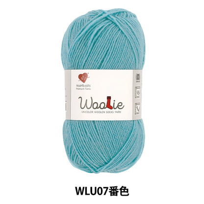 Hilo de calcetín Hilos "Woolly Unicolor WLU07th color" GANGA Heartbeats Ganga Heartbeats