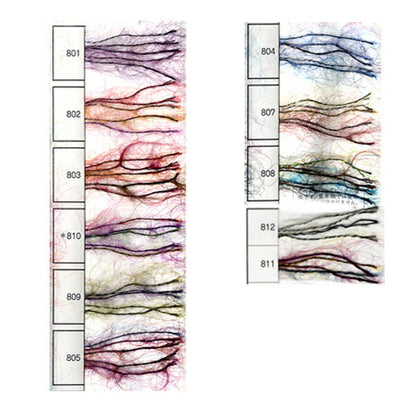 Otoño e inviernoHilos "Kid Mohair Multi (Kid Moha Multi) 804 Color " Puppy