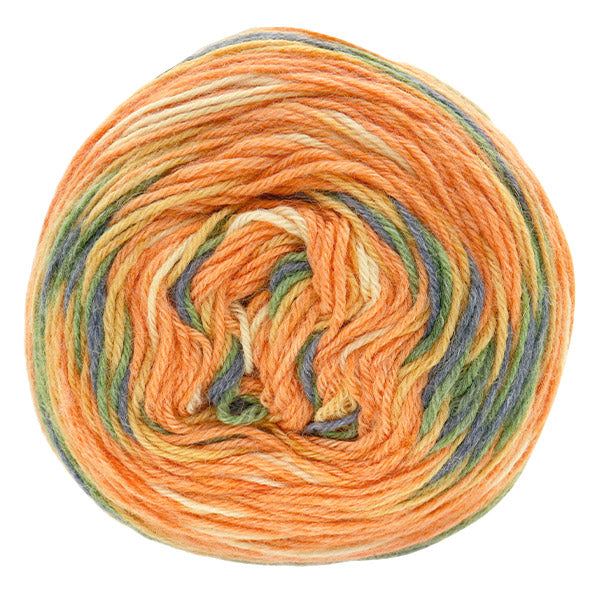 ソックヤーン 毛糸 『抗菌防臭フリーソック ベジタブル 1番色 パンプキン』 World Selection ワールドセレクション 【ユザワヤオリジナル】