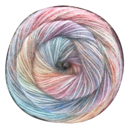 Biidoro Yarn No.1 close-up swirl, soft halo and smooth long gradient