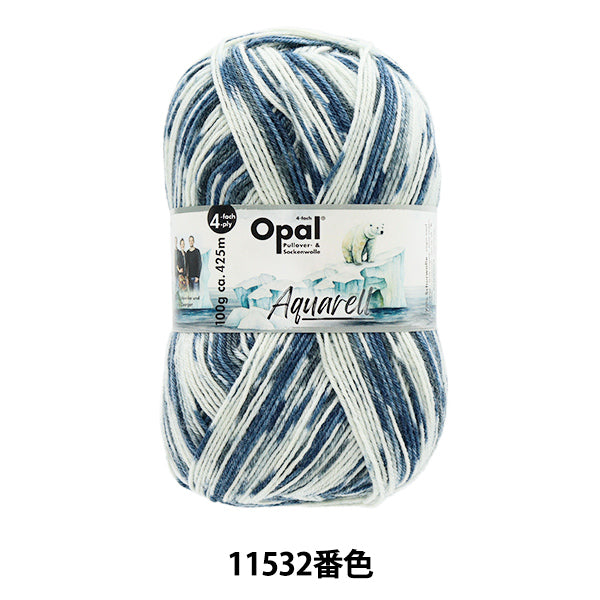 Socken-Garn Garn "Aquarell - 40 Farbe 11532" Opal