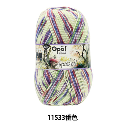 Socken-Garn Garn "Aquarell - 40 Farbe 11533" Opal