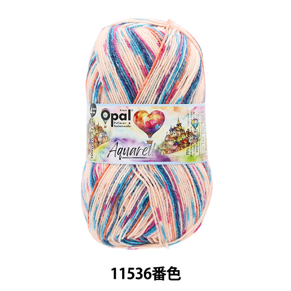 Socken-Garn Garn "Aquarell - 40 Farbe 11536" Opal