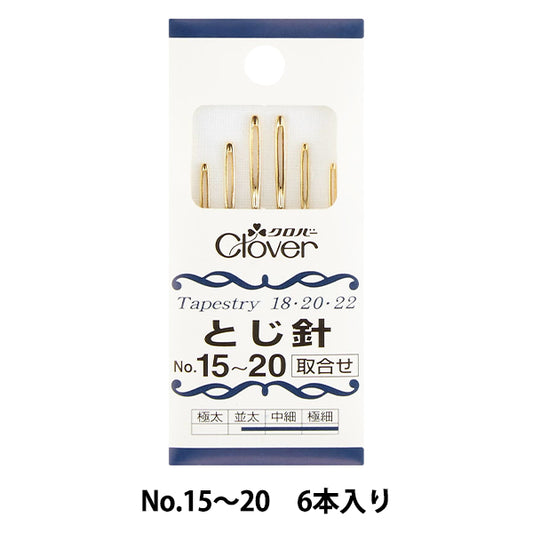 Strickvorräte 'Bindenadeln Nr. 15-20, 6 Stück, 55-031" Clover