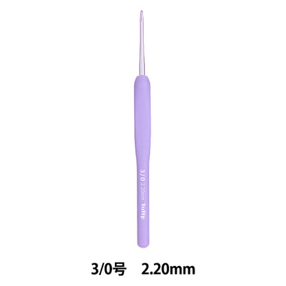 뜨개질 바늘 "쿠션 그립이있는 에티모 무라사키크로 셰 뜨개질 바늘 3/0 발행 Tem-030" 튤립