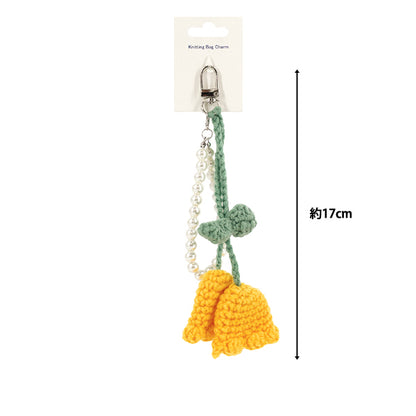 Haushaltwaren „Stricktaschenanhänger Tulpe Typ Orange.“"