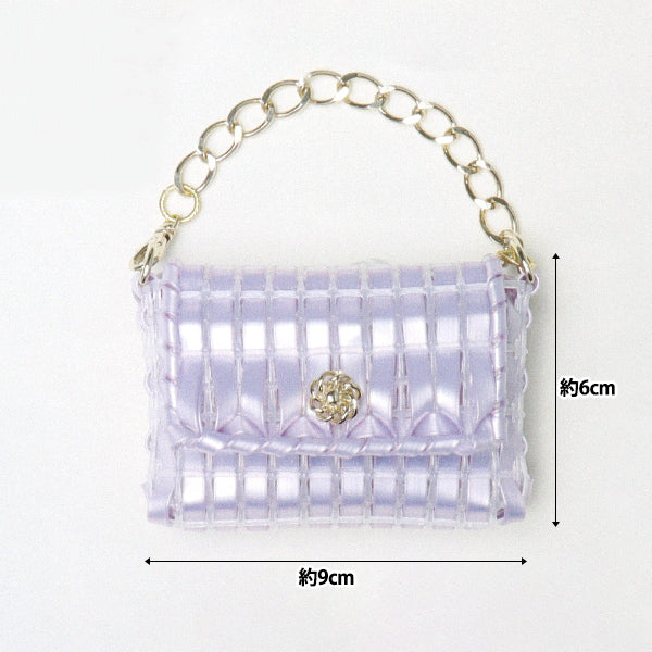 Handwerk Kit "Iroha Cord Mini Mini Bag Kit Pearl Lavendel 10-4885"