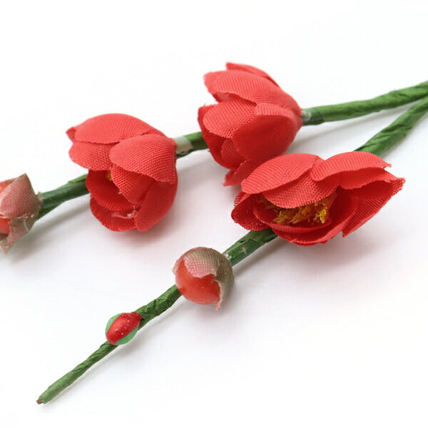 Künstliche Seidenblume "Pflaumenpicke Rot V23210-003"