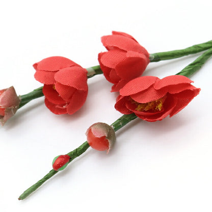 Künstliche Seidenblume "Pflaumenpicke Rot V23210-003"